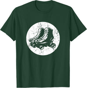 Retro Roller Skates for Roller Skaters T-Shirt - T-Shirt | Forest