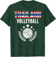 Thailand Volleyball Lovers Jersey - Thai Flag Summer Sports T-Shirt - T-Shirt | Forest