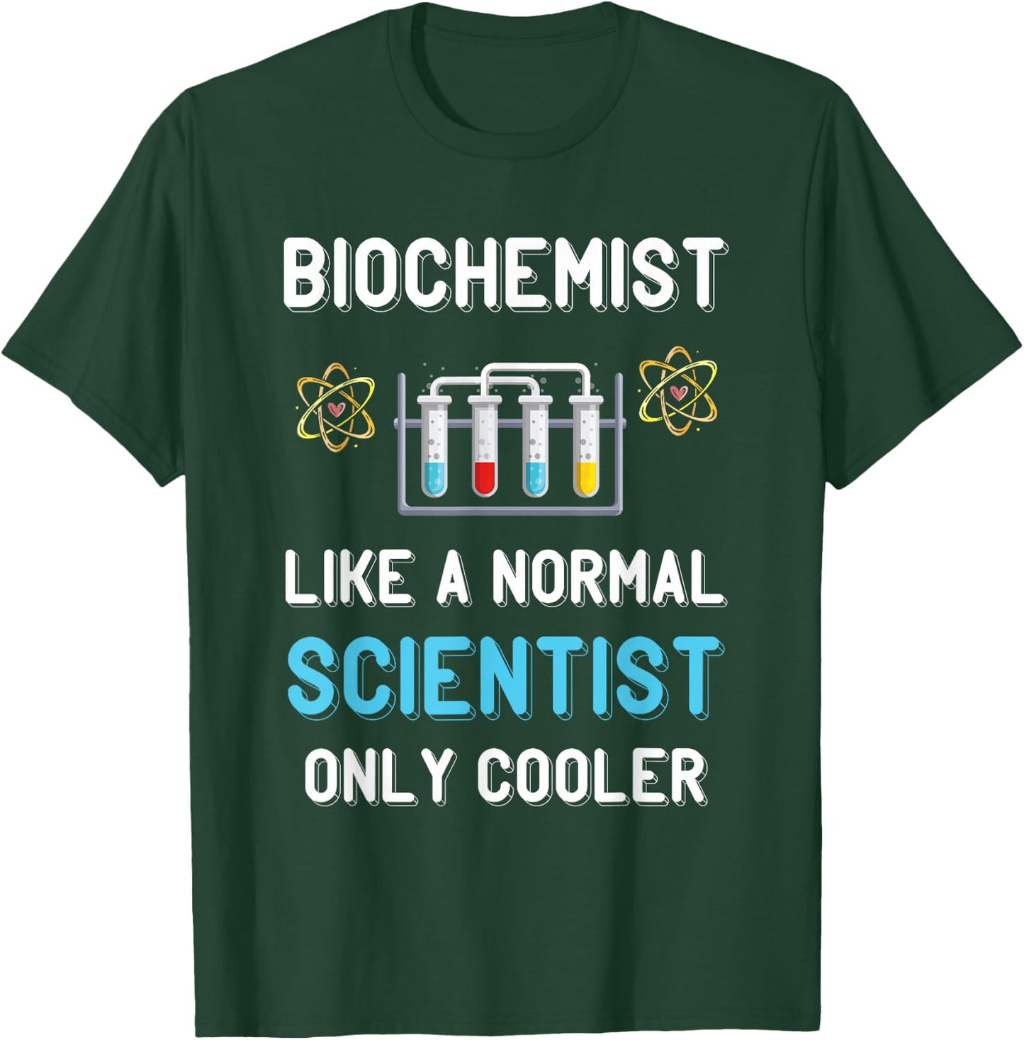 Biochemist Biochemistry Like A Normal Scientist Microscope T-Shirt - T-Shirt | Forest