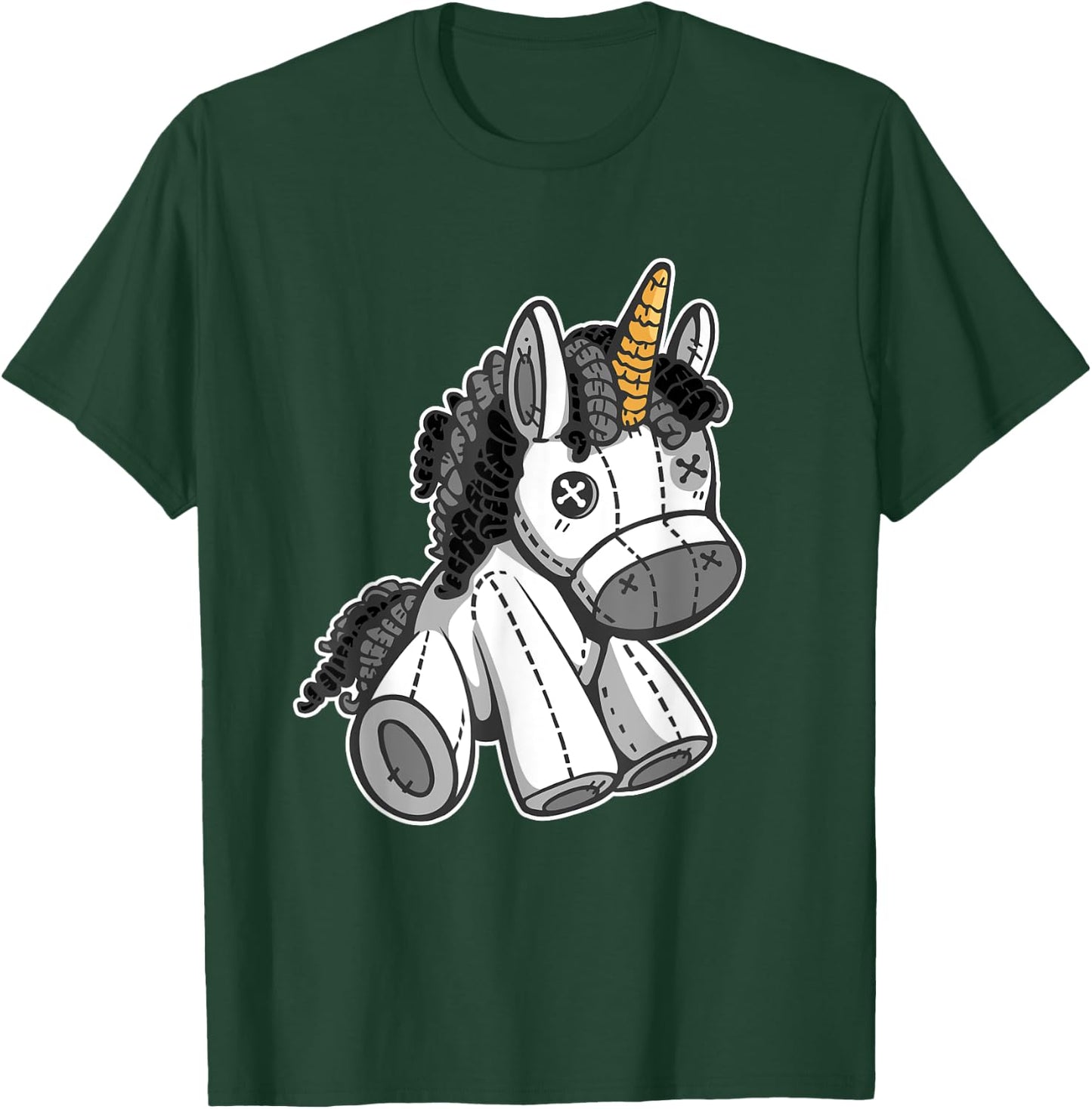 Gothic Unicorn Punk Heavy Rock Music Emo Goth Girl T-Shirt - T-Shirt | Forest