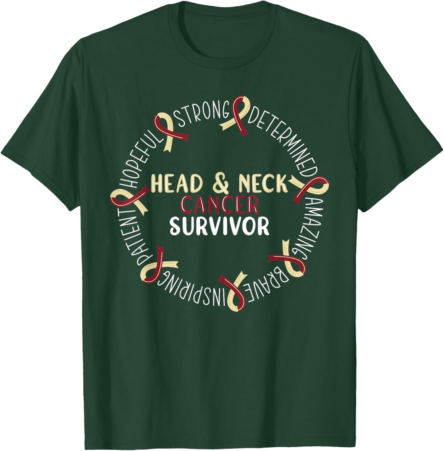Head And Neck Cancer Survivor T-Shirt - T-Shirt | Forest