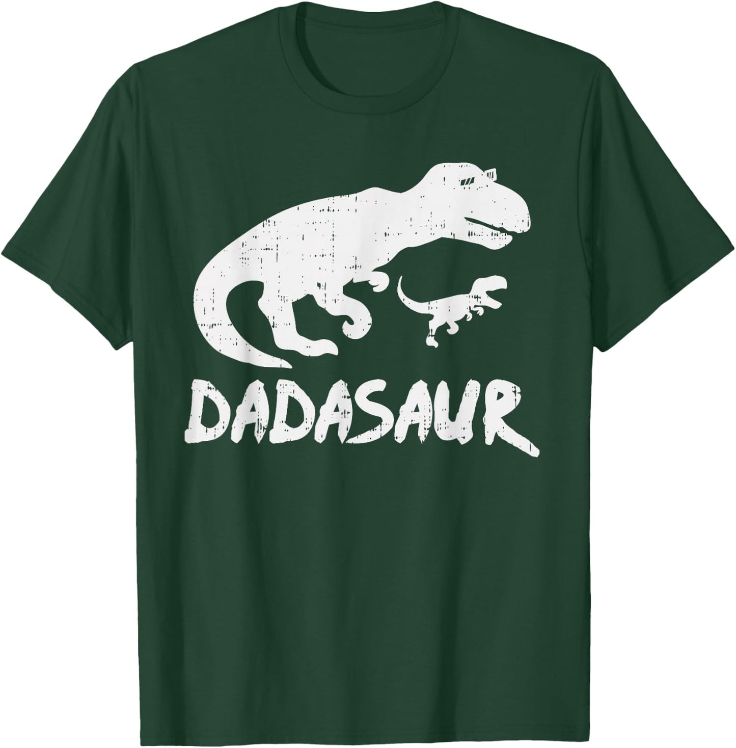 Dadasaurus Shirt Cute TRex Dinosaur Dad Fathers Day Gift Son T-Shirt - T-Shirt | Forest
