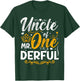 Uncle of Mr One Derful Party Matching Family 1st Birthday T-Shirt - T-Shirt | Forest