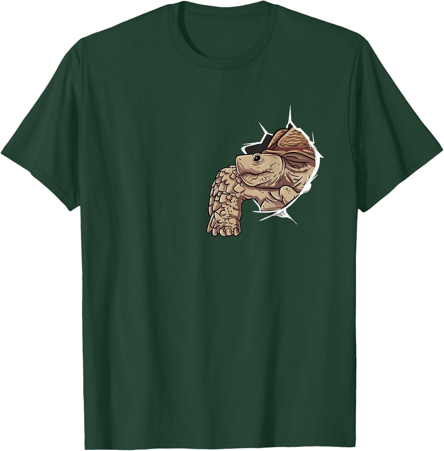 Sulcata Turtle Gift - I Love My African T-Shirt - T-Shirt | Forest