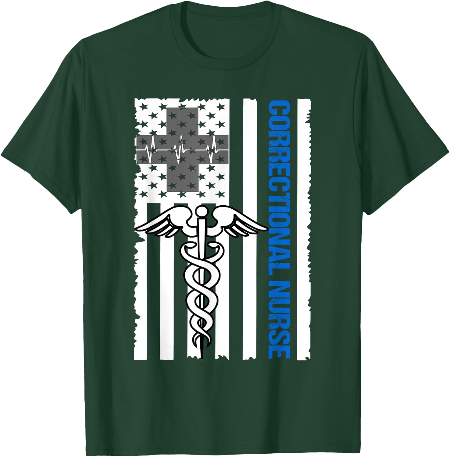 Correctional Nurse Shirt T-Shirt - T-Shirt | Forest