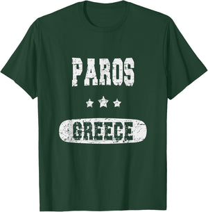 Vintage Paros, Greece T-Shirt - T-Shirt | Forest