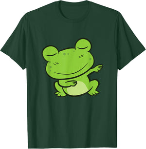 Cute Frog Dabbing Dancing Frog T-Shirt - T-Shirt | Forest