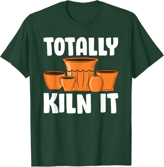 Funny Pottery Gift Women Cool Ceramic Pottery Kiln T-Shirt - T-Shirt | Forest