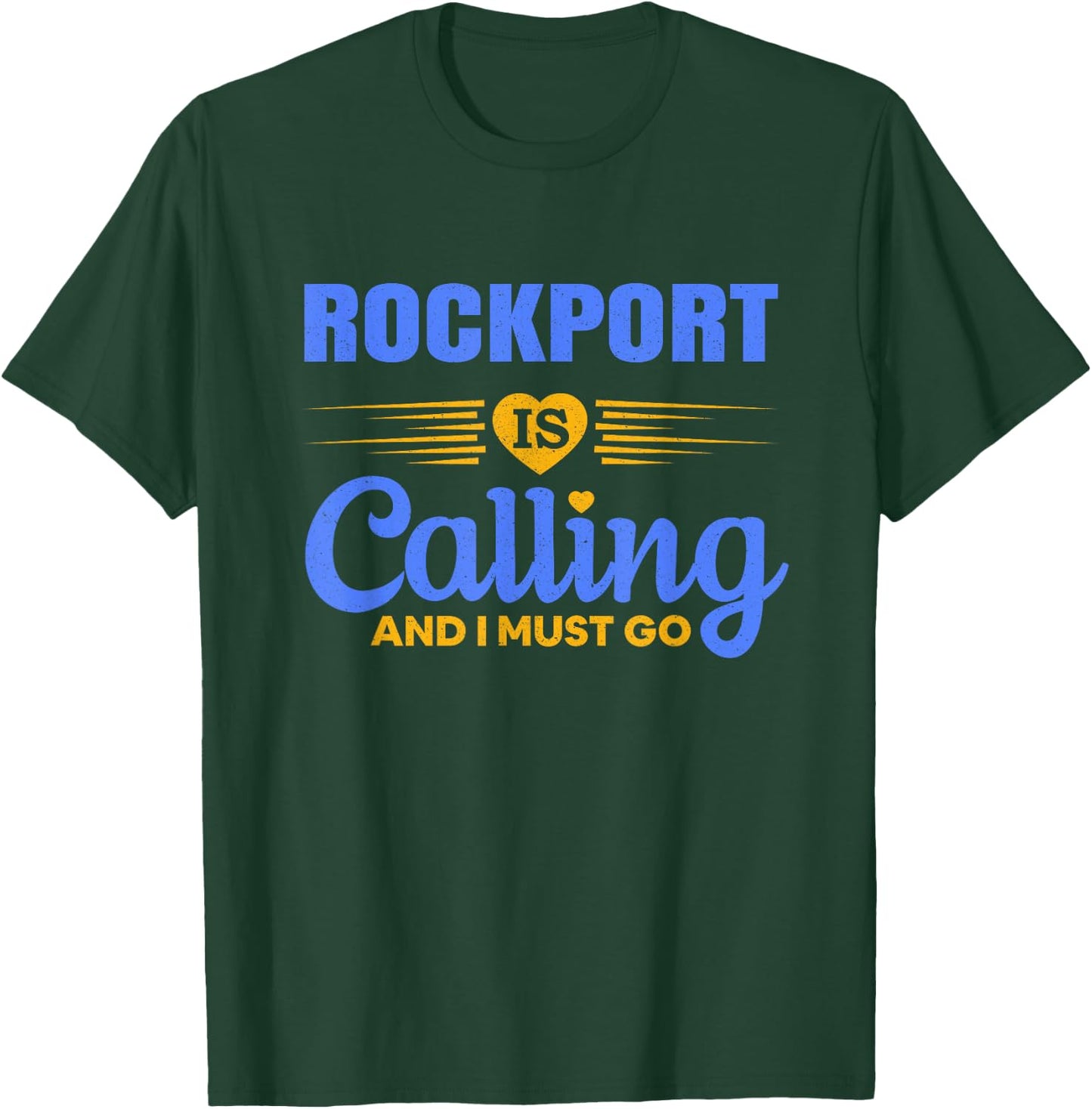 Loving Home City Rockport Texas Travel T-Shirt - T-Shirt | Forest