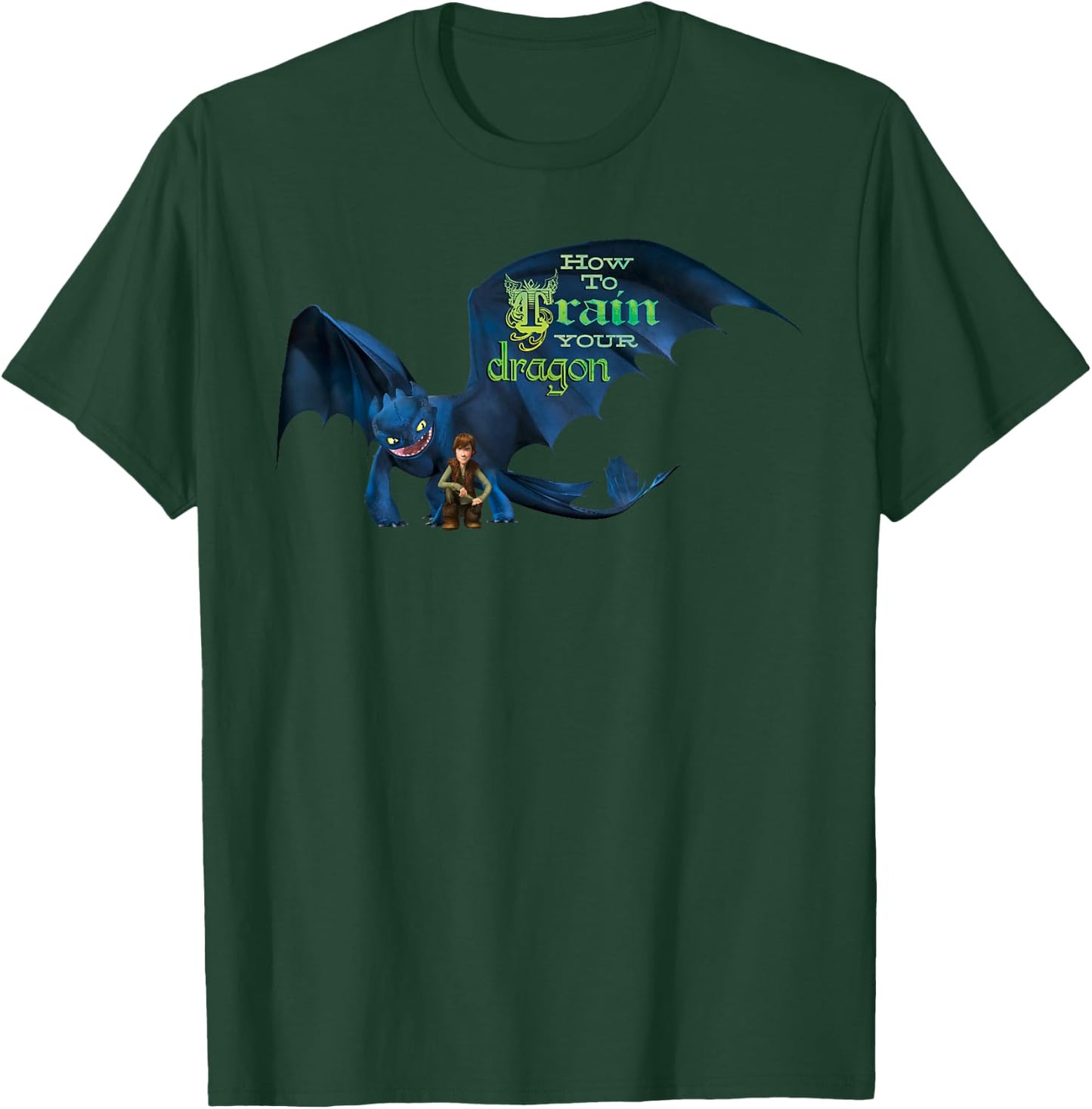 DreamWorks' Dragons: Toothless and Hiccup Title T-Shirt - T-Shirt | Forest