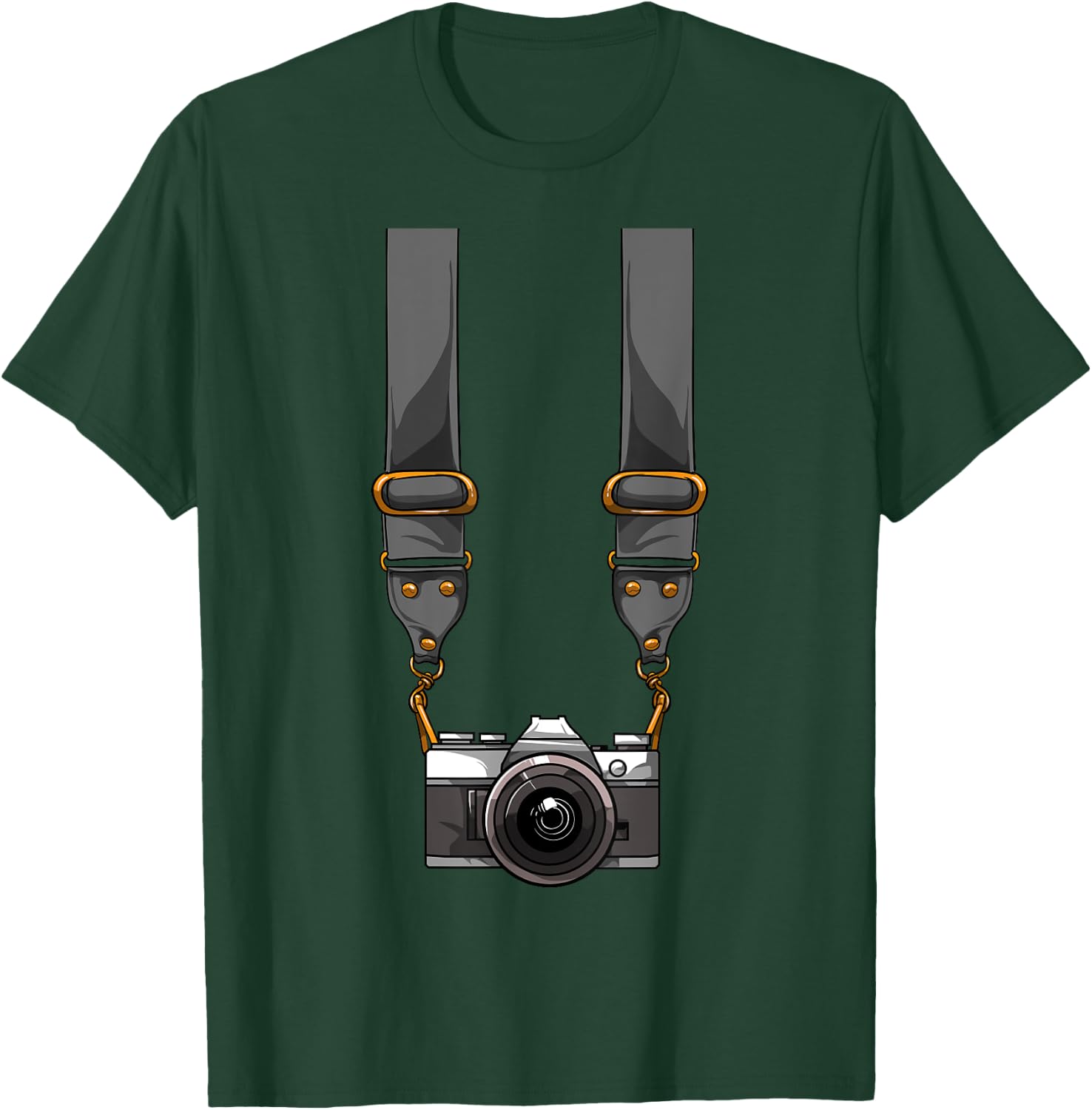 Tourist Camera Graphic Holiday Vacation Photographer T-Shirt - T-Shirt | Forest