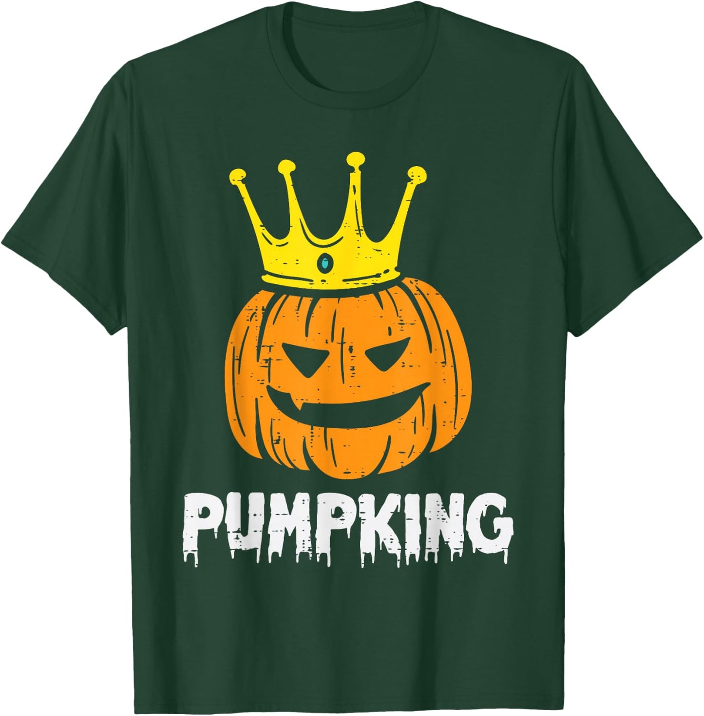 Pumpking Pumpkin Matching Halloween Couples Him And Her Men T-Shirt - T-Shirt | Forest