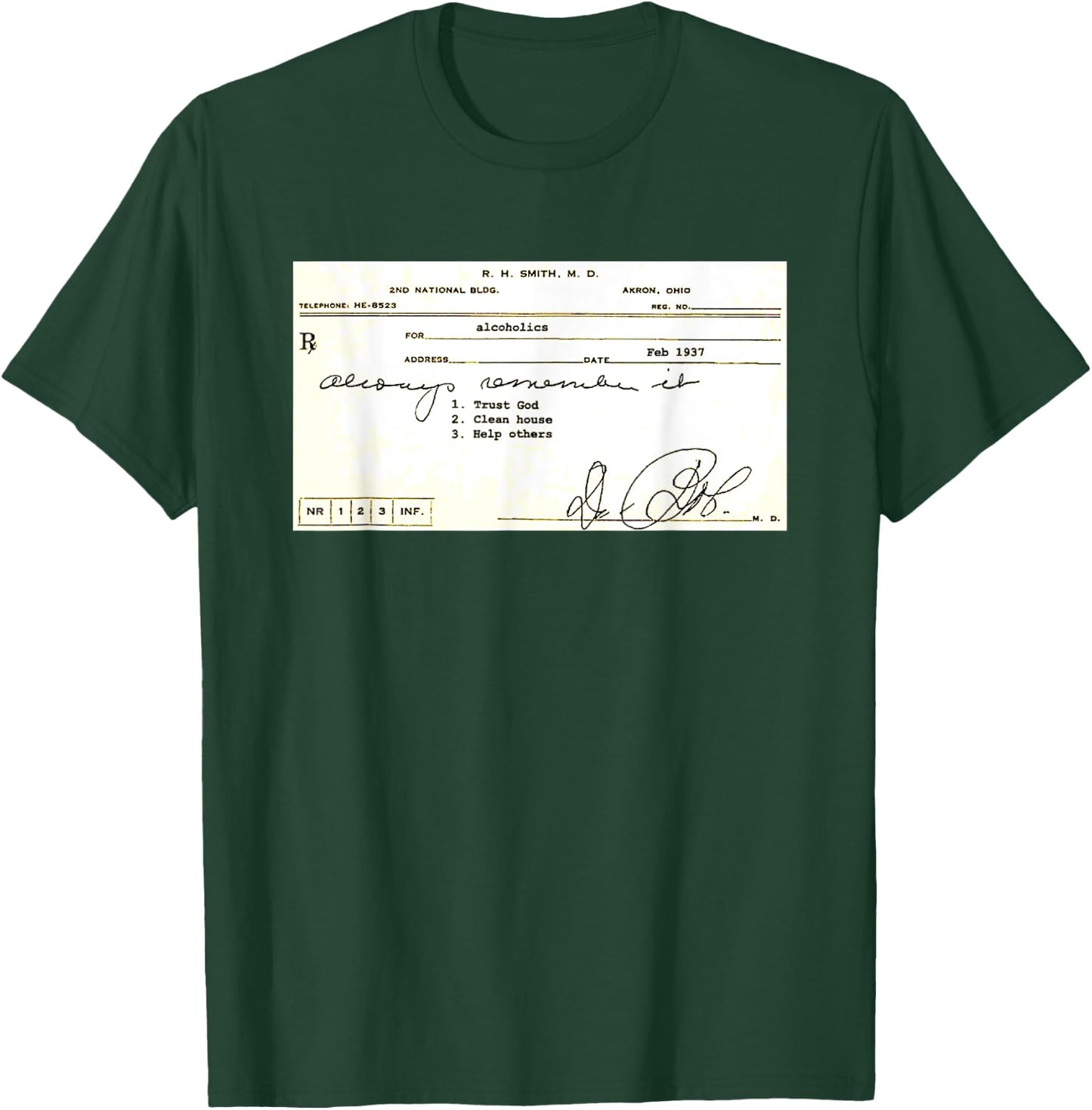 Doctor Bob's Prescription T-Shirt - T-Shirt | Forest