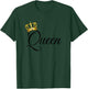 King and Queen Shirts White Matching Couple Outfits T-Shirt - T-Shirt | Forest