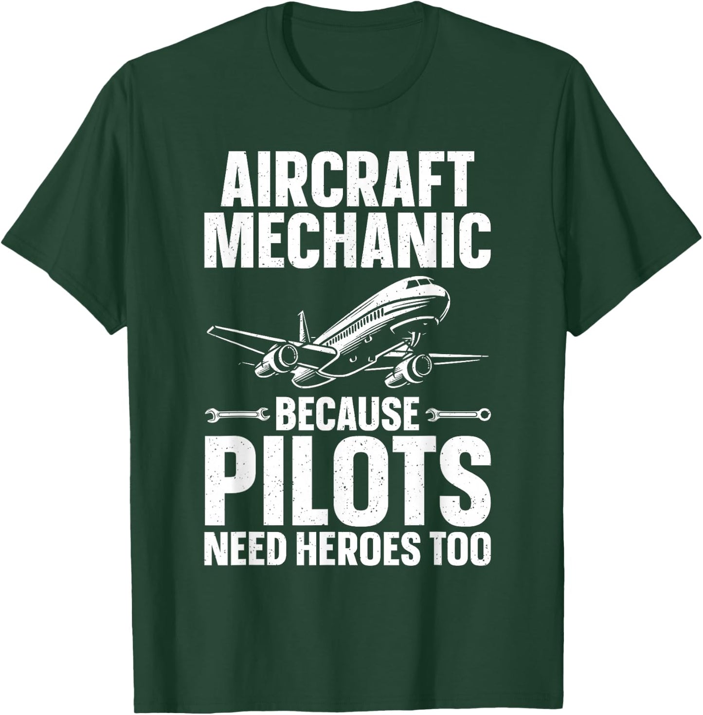 Cool Aircraft Mechanic Art Women Aircraft Technician T-Shirt - T-Shirt | Forest