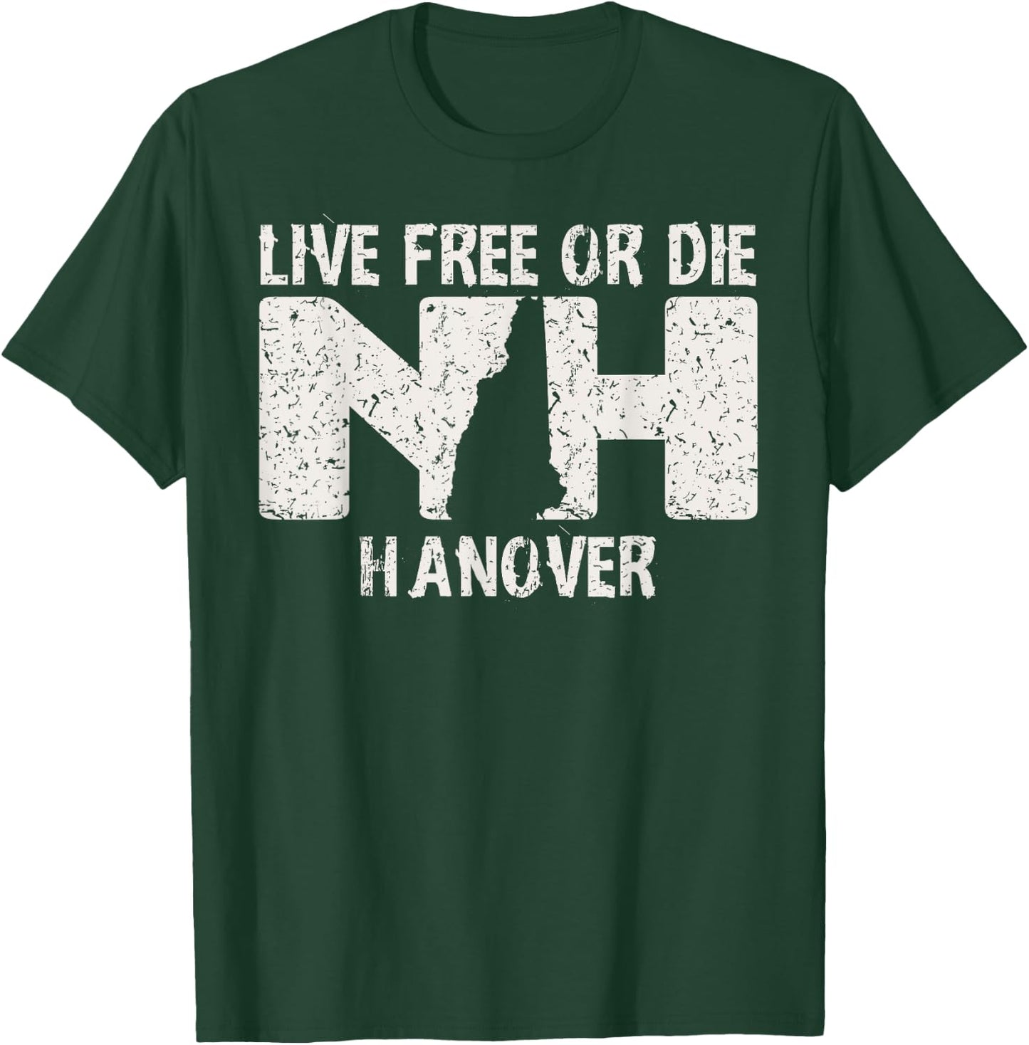 Hanover, NH Live Free or Die product T-Shirt - T-Shirt | Forest