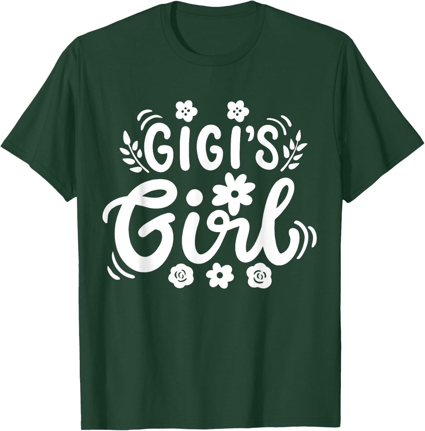 Granddaughter Gigi Grandma Grandmother T-Shirt - T-Shirt | Forest