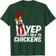 Funny Chicken Women Crazy Chicken Farmer Lovers T-Shirt - T-Shirt | Forest