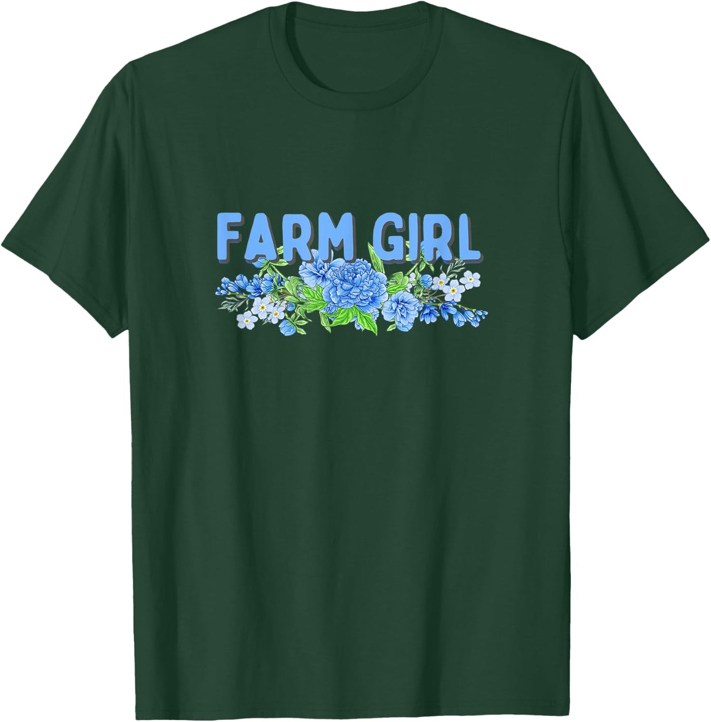 FARM GIRL - Funny Farmer T-Shirt - T-Shirt | Forest