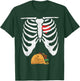 Halloween Dad Skeleton Taco Belly Funny Pregnancy Couple Men T-Shirt - T-Shirt | Forest