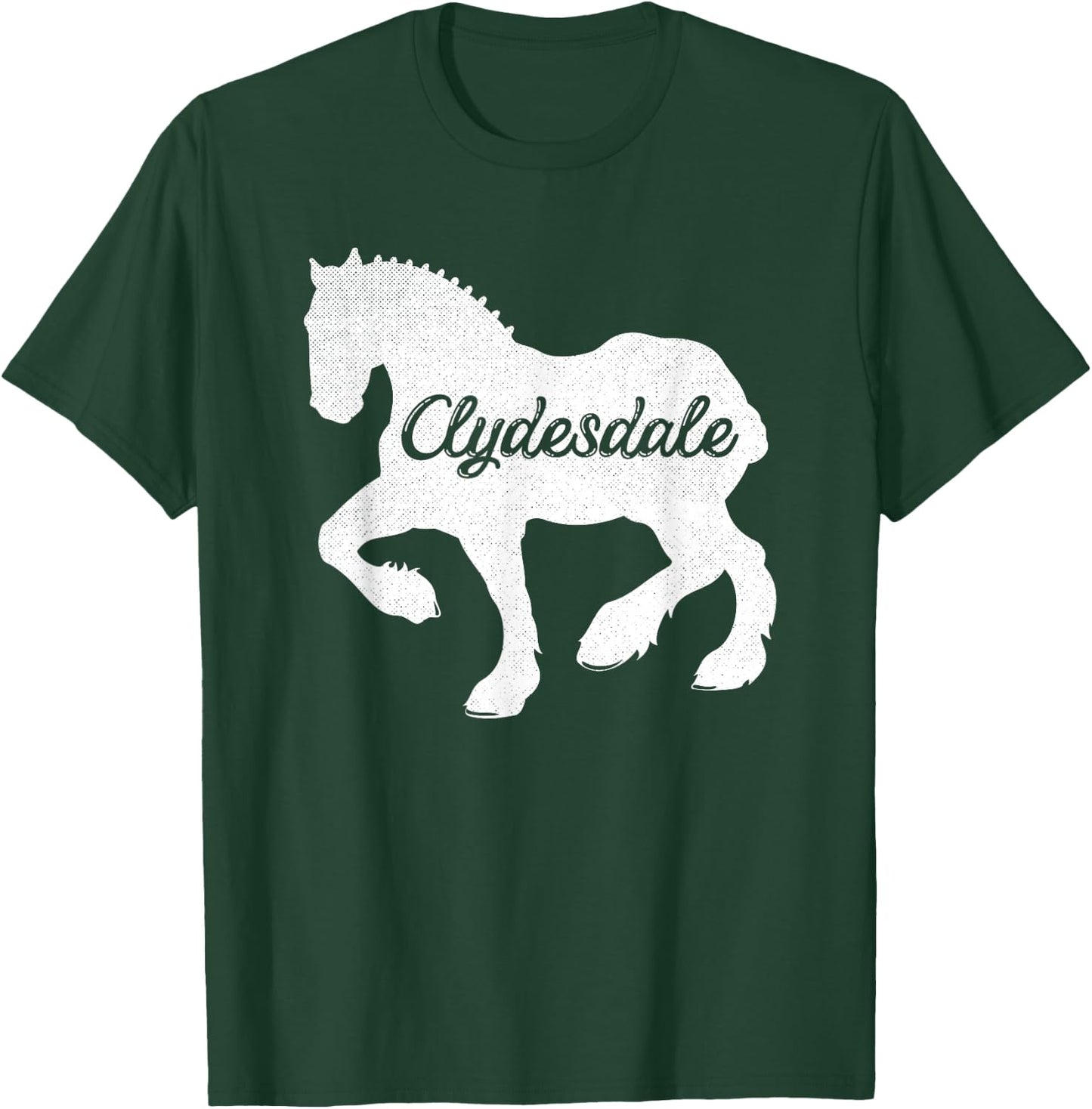 Clydesdale Shirt Clydesdale Rider Giant Feet Horse T-Shirt - T-Shirt | Forest
