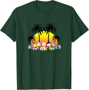 Peanuts - Snoopy Tropical Peanuts T-Shirt - T-Shirt | Forest