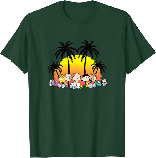 Peanuts - Snoopy Tropical Peanuts T-Shirt - T-Shirt | Forest