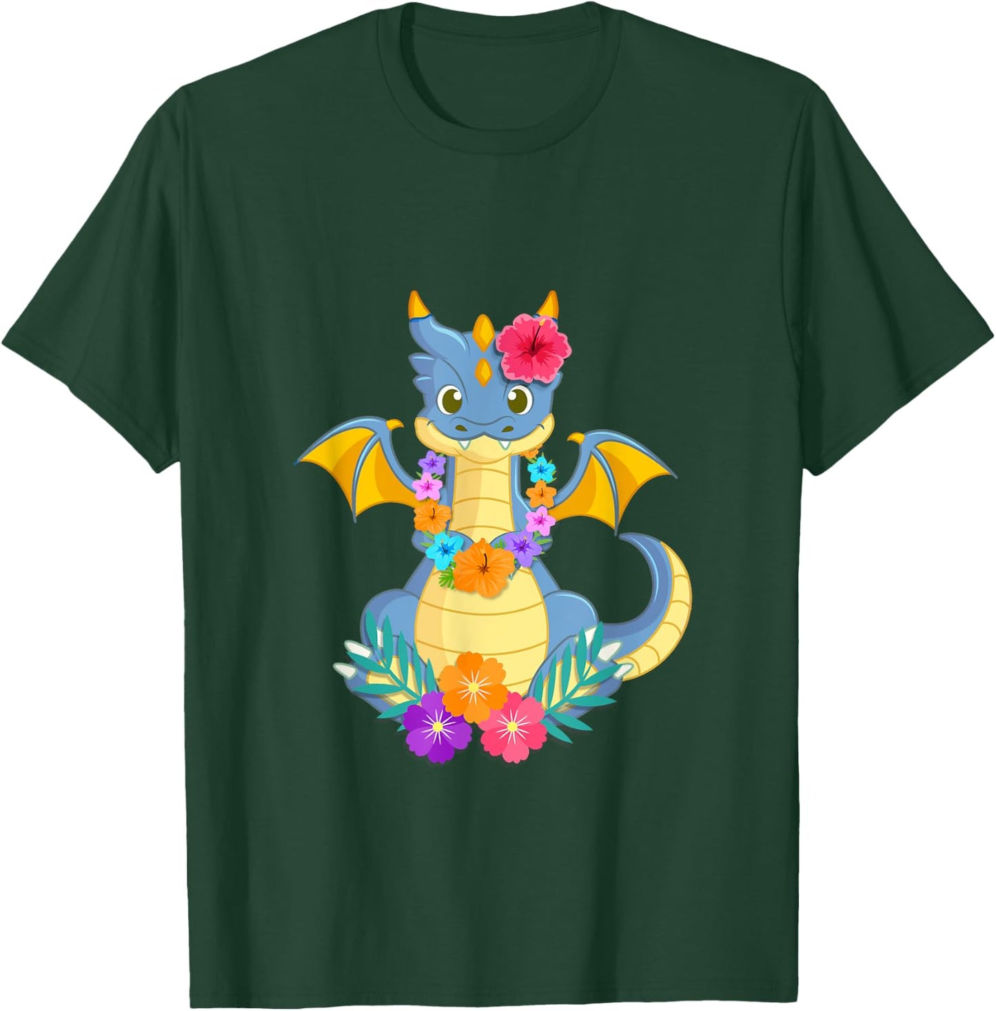 Hawaii Dragon Lei T-Shirt - T-Shirt | Forest
