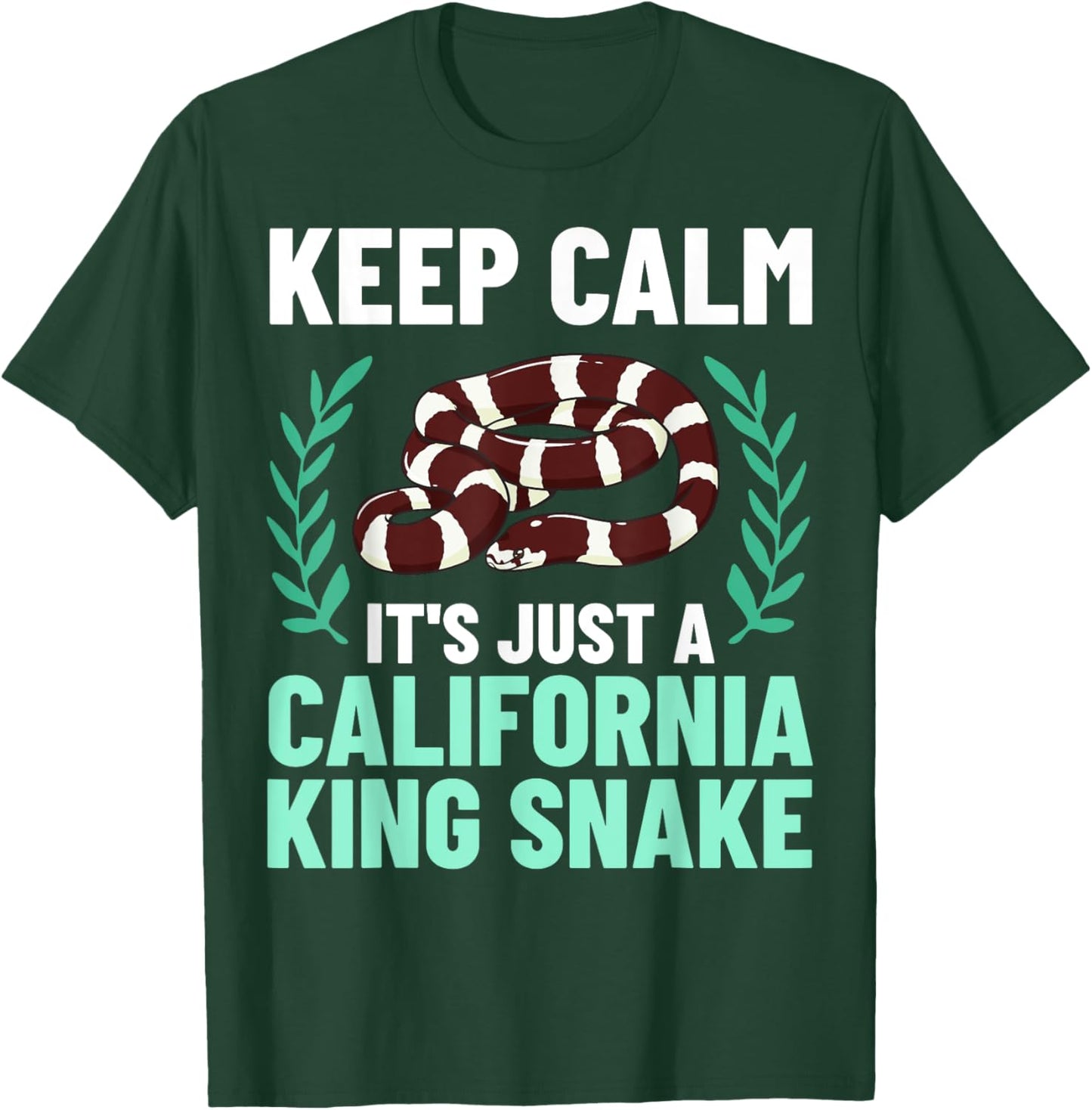 California King Snake High White Habitat T-Shirt - T-Shirt | Forest