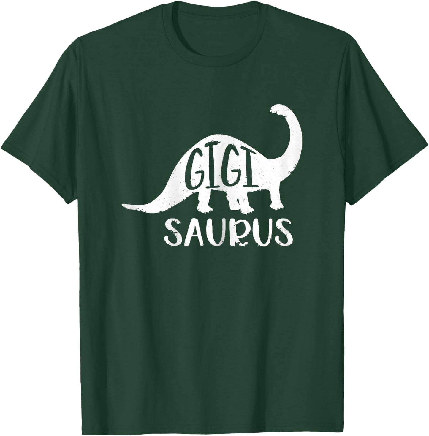 Gigisaurus Cute Dinosaur Grandma Gigi Saurus T-Shirt - T-Shirt | Forest