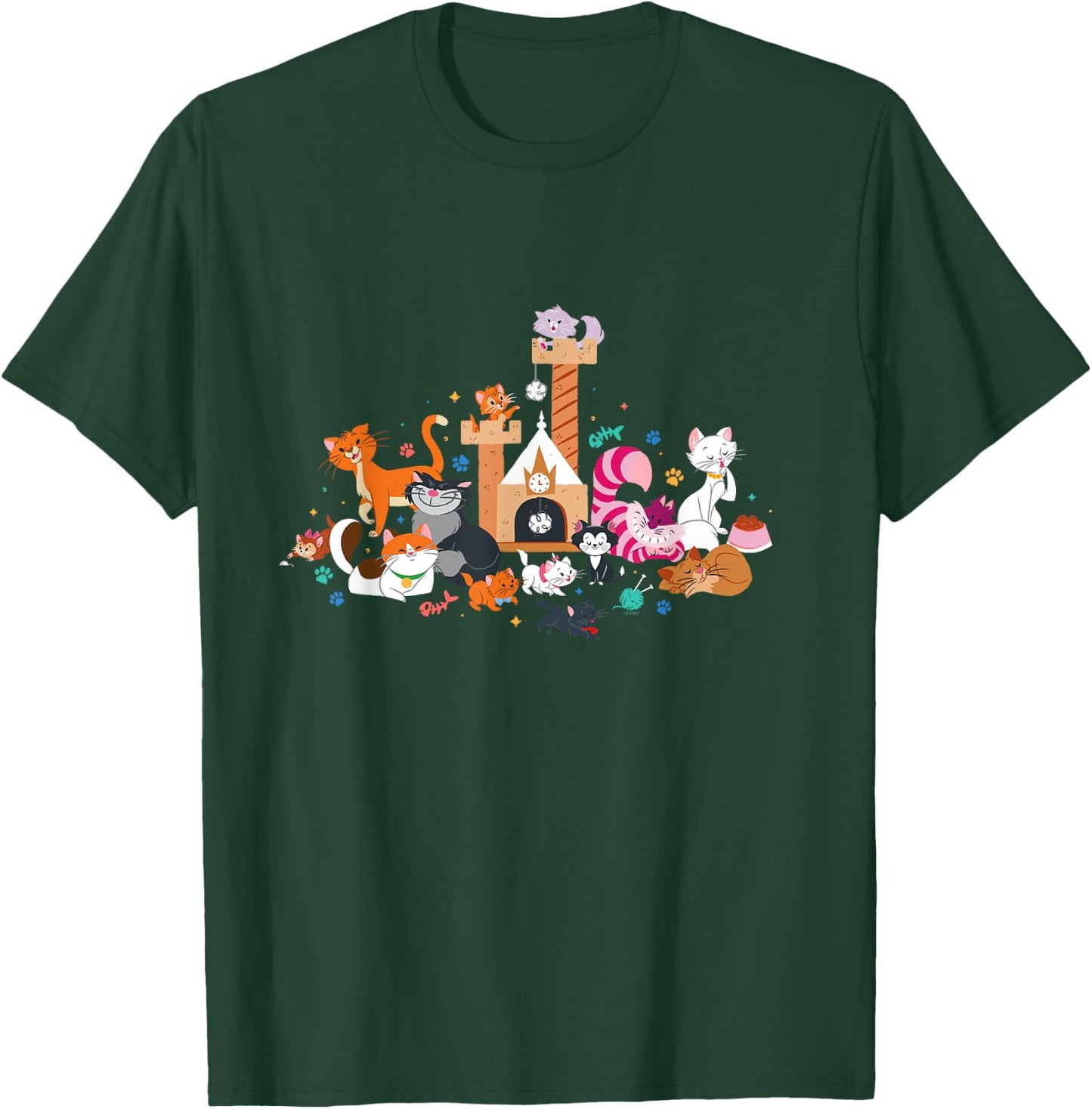 Disney Cats Kitten Friends T-Shirt - T-Shirt | Forest