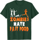 Zombies Hate Fast Food Funny Halloween Running T-Shirt - T-Shirt | Forest