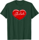 Hand Drawn Heart Shiloh - First Name Hearts I Love Shiloh T-Shirt - T-Shirt | Forest