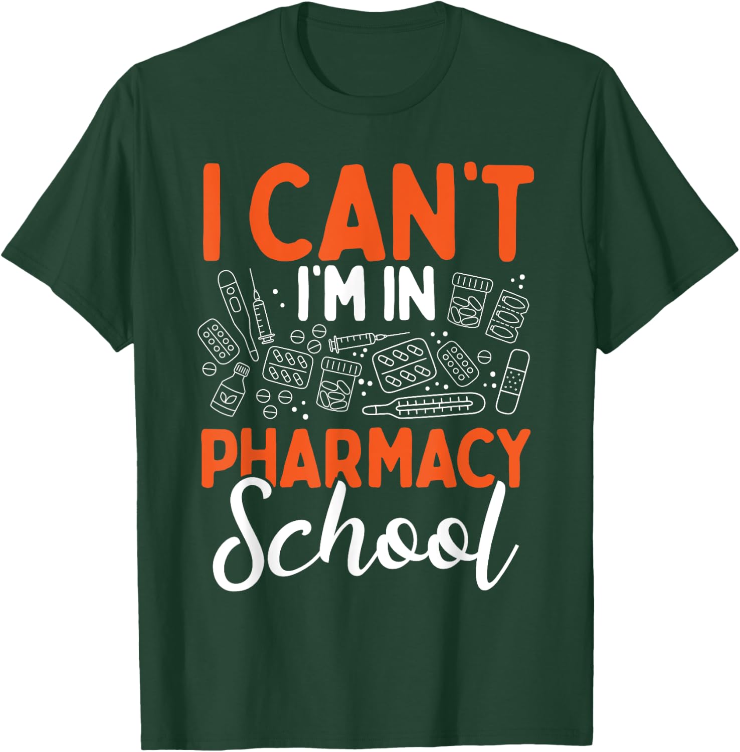 Pharmacy School Accessoires Future Pharmacist Essentials T-Shirt - T-Shirt | Forest