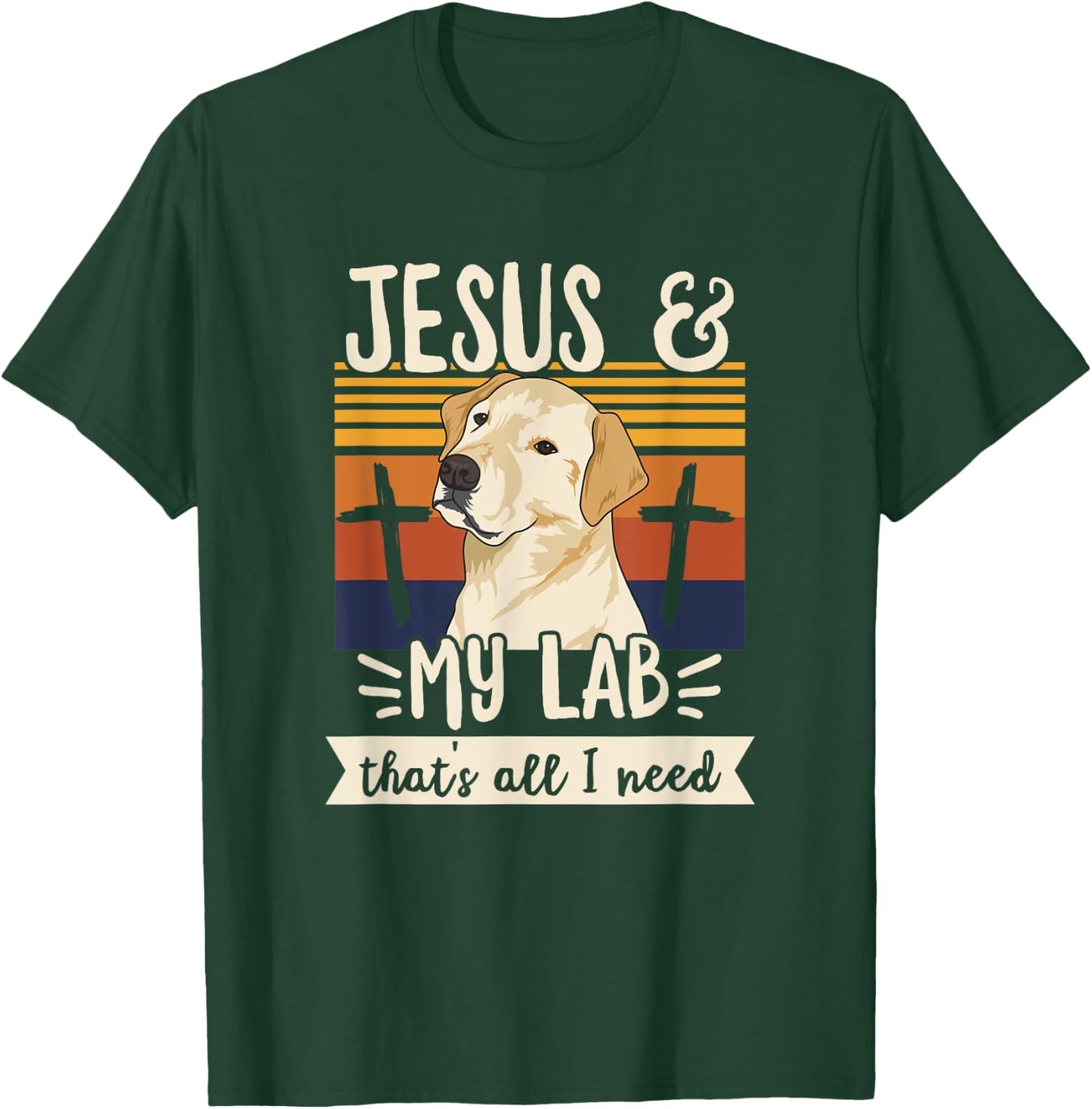 Dogs Design for a Yellow Labrador Retriever Owner T-Shirt - T-Shirt | Forest