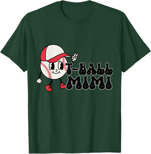 T-ball T Ball Mimi Cartoon Ball Vintage Cute Trendy T-Shirt - T-Shirt | Forest