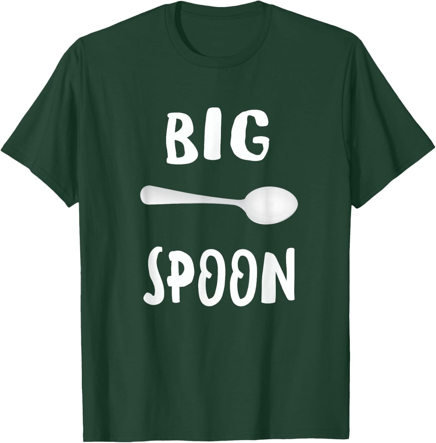 Big Spoon Funny Matching Family Couple Shirts T-Shirt - T-Shirt | Forest