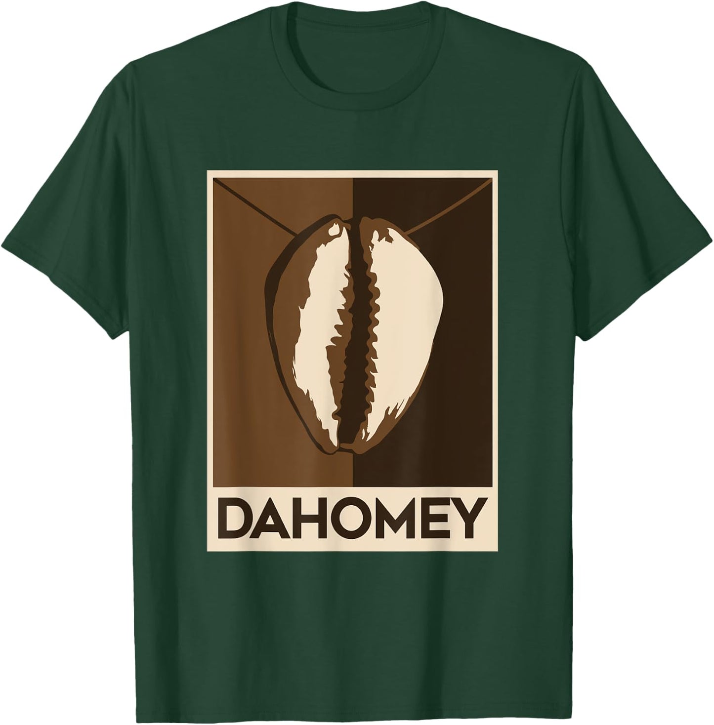 Dahomey kingdom Benin Voodoo Cowrie shell T-Shirt - T-Shirt | Forest