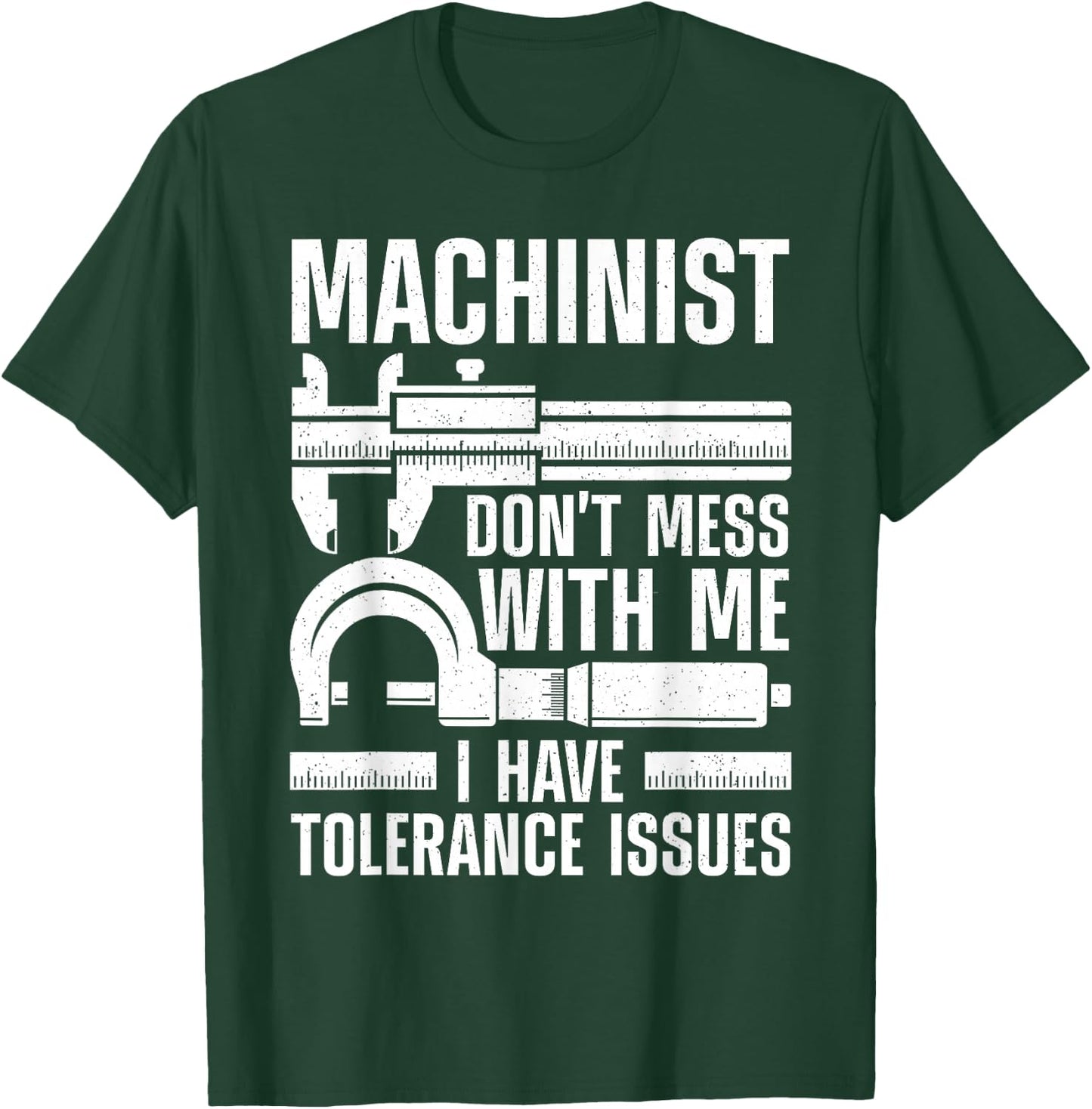 Funny Machinist Art Women Machine Operator Machinist T-Shirt - T-Shirt | Forest