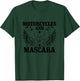 Motorcycles And Mascara Biker Girl Funny Vintage Biker T-Shirt - T-Shirt | Forest