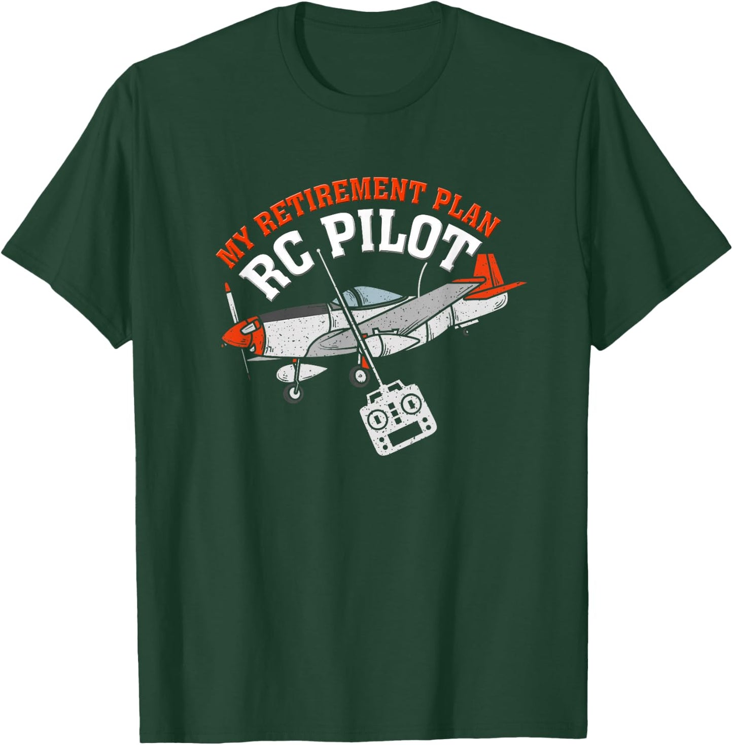 RC Pilot Model Flight | Retired and Modeler | Flight Models T-Shirt - T-Shirt | Forest