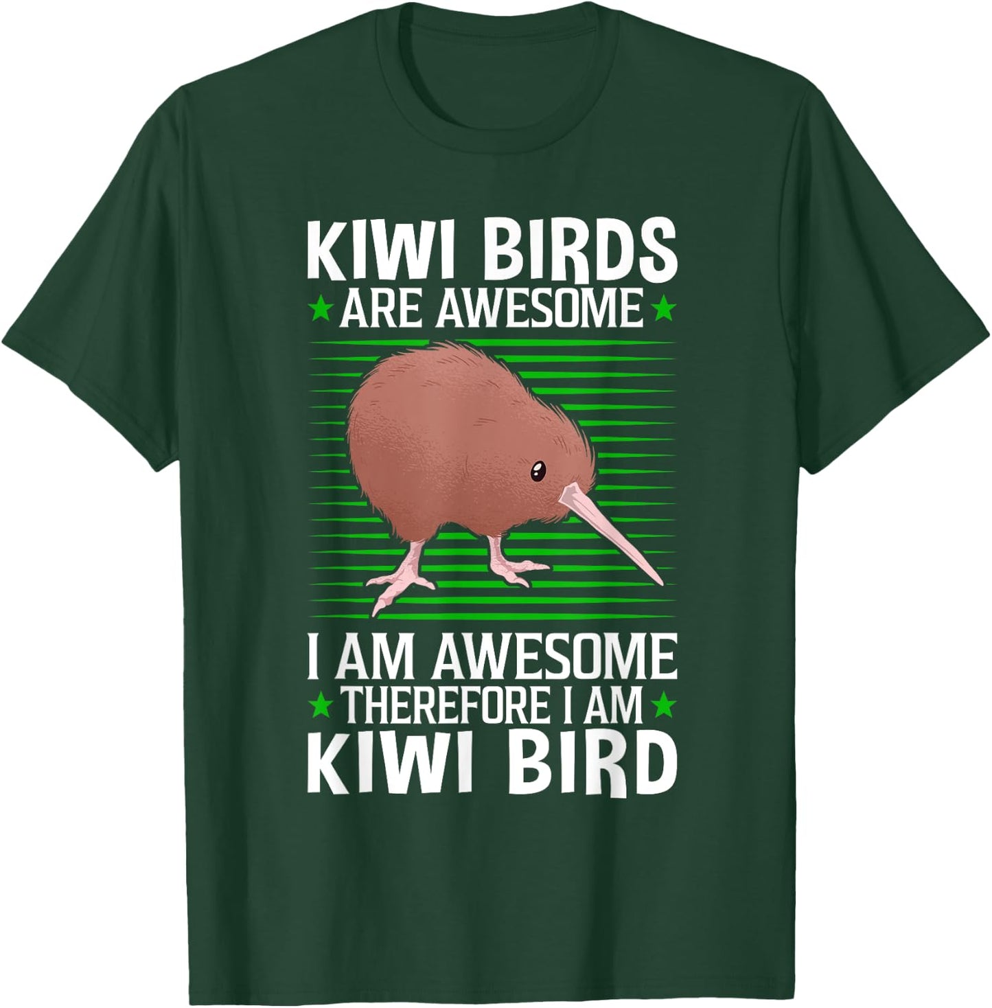 Kiwi Birds are awesome flightless Kiwi bird T-Shirt - T-Shirt | Forest