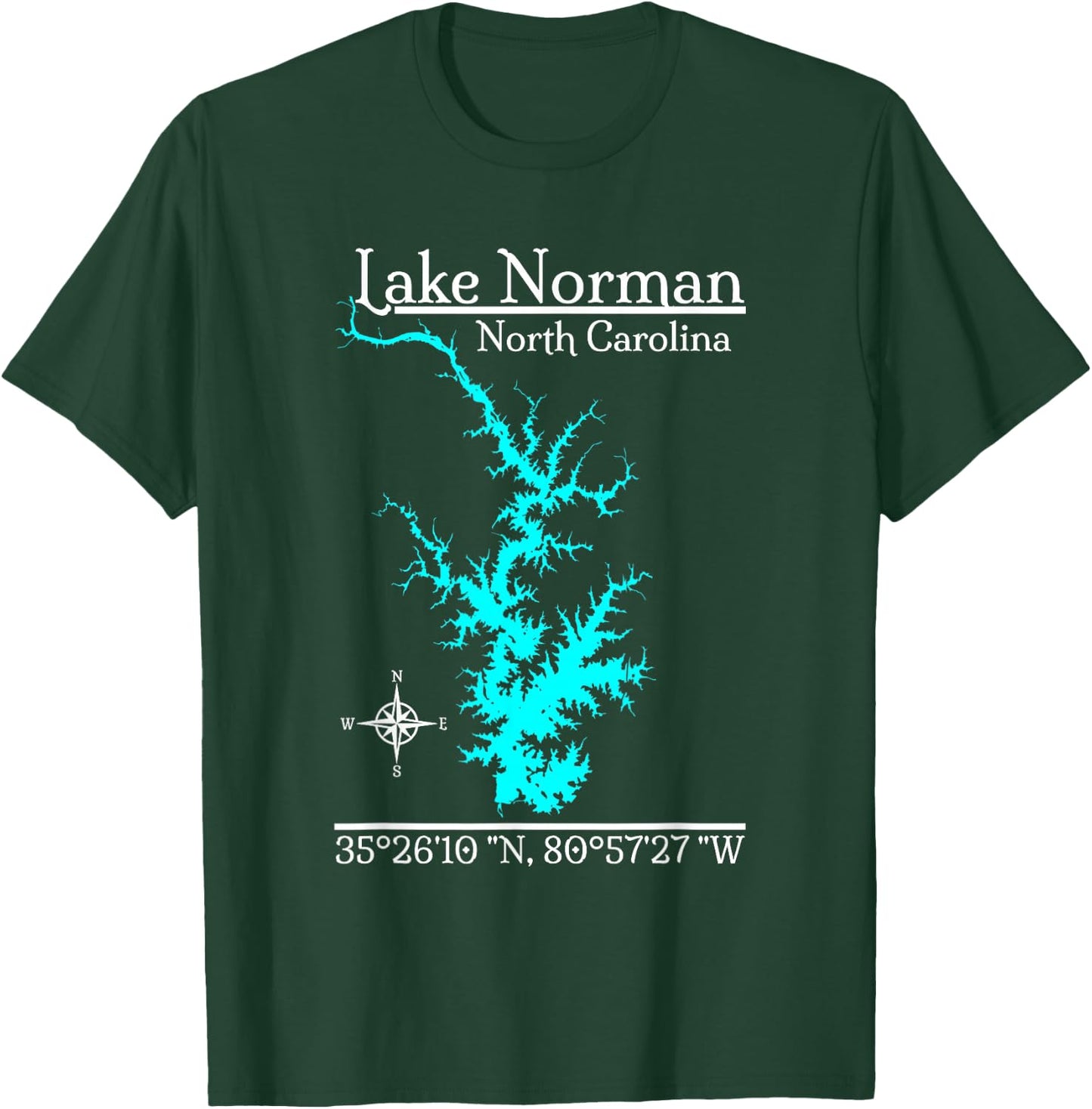 Lake Norman, North Carolina T-Shirt - T-Shirt | Forest