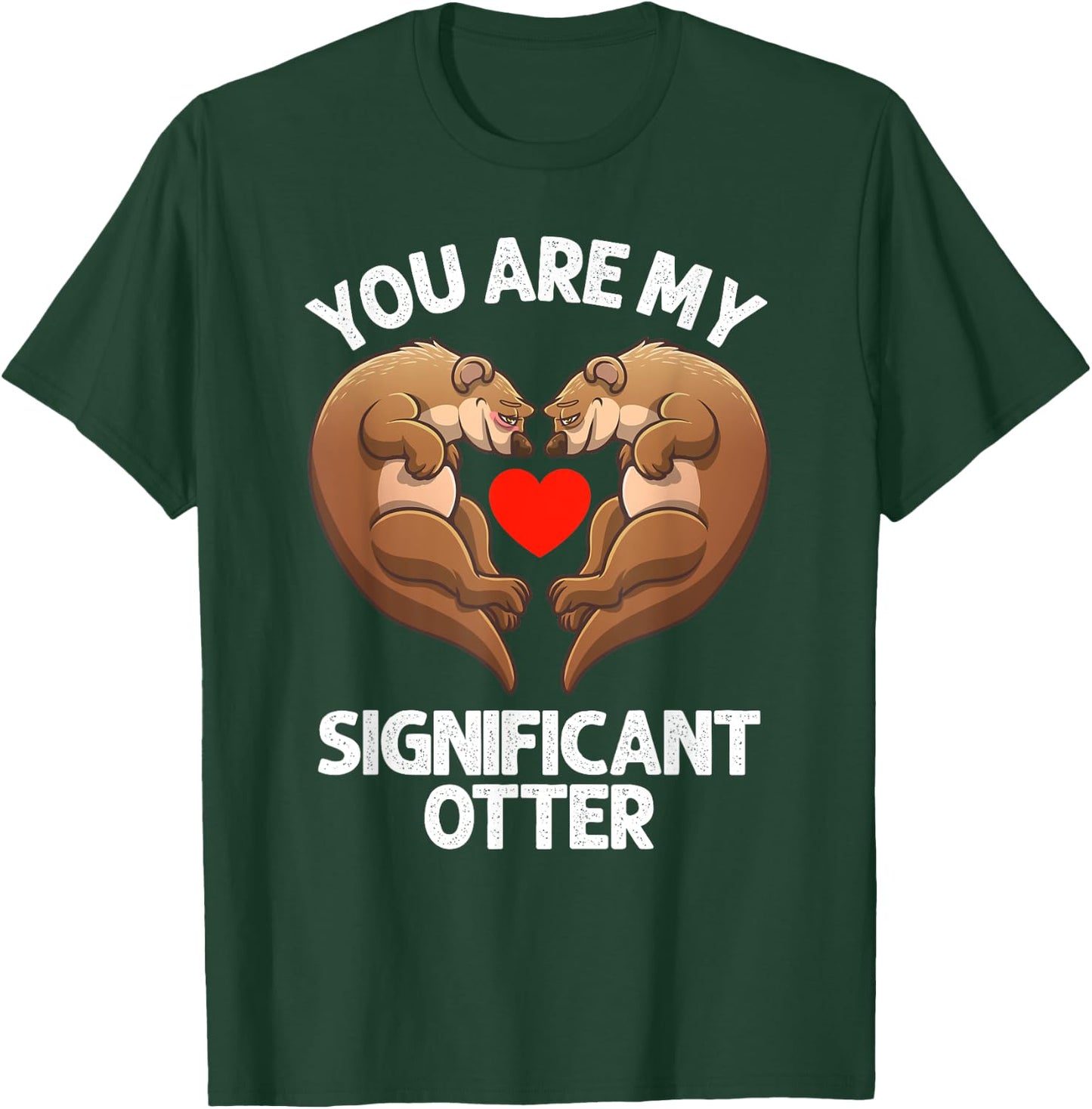 Cute Otter Design Women Sea Otter Wildlife Animal T-Shirt - T-Shirt | Forest