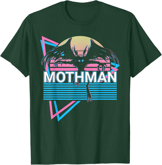 Mothman Cryptozoology Retro Kryptide T-Shirt - T-Shirt | Forest