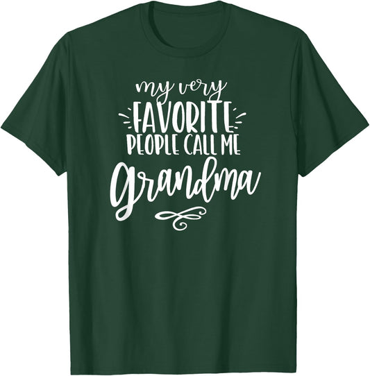Favorite People - Great Gift Grandmas, Nanas, and More T-Shirt - T-Shirt | Forest