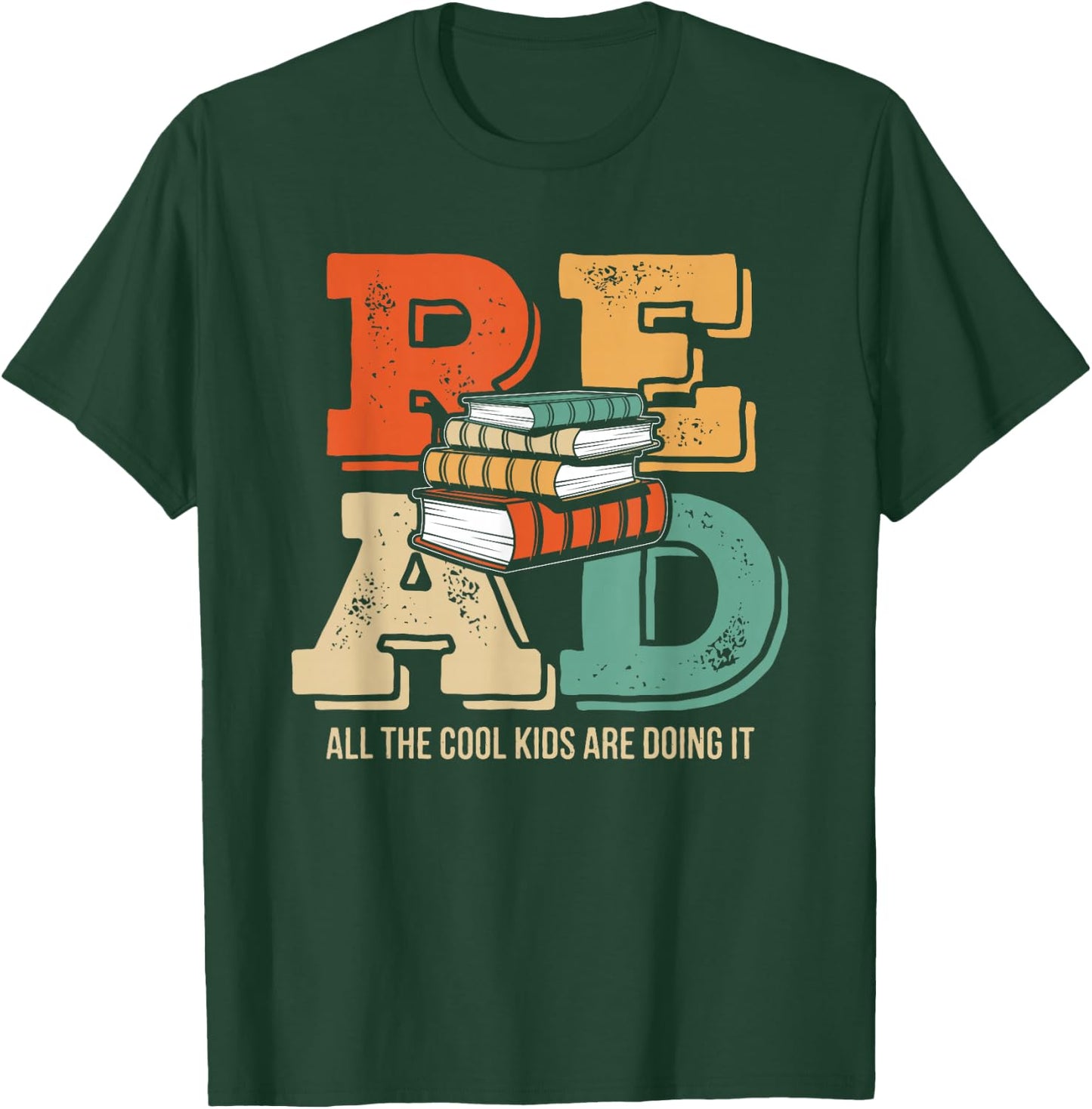 Read - All The Cool Kids Are Doing It - Reading Teacher T-Shirt - T-Shirt | Forest