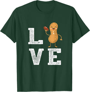 Peanut Love - Peanut Lover Funny T-Shirt - T-Shirt | Forest