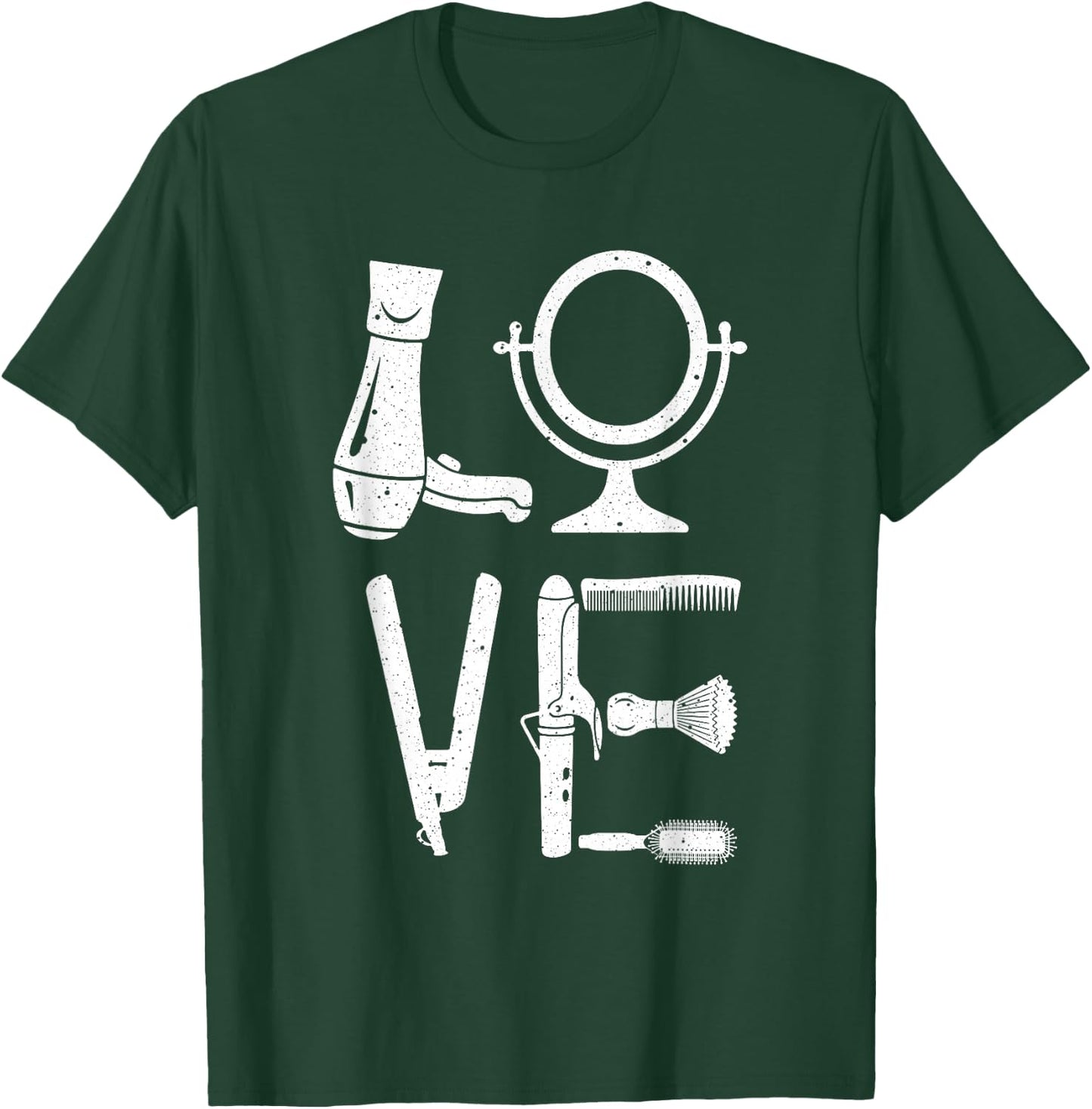 Cool Hairdresser Women Beautician Cosmetology Barber T-Shirt - T-Shirt | Forest