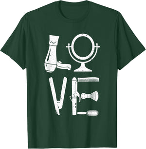 Cool Hairdresser Women Beautician Cosmetology Barber T-Shirt - T-Shirt | Forest